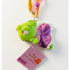 Disney Hong Kong Disneyland Pascal Plush Keychain Rapunzel Dress NWT